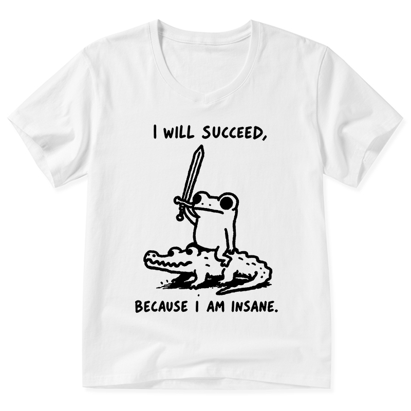 Tokyo-Tiger Warrior Frog Funny Meme V-Neck Classic T-Shirt
