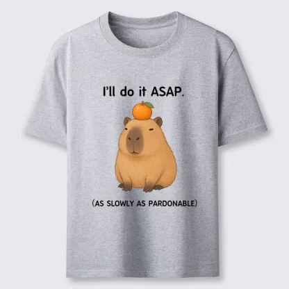 Tokyo-Tiger Slow Task Capybara Meme Classic T-Shirt