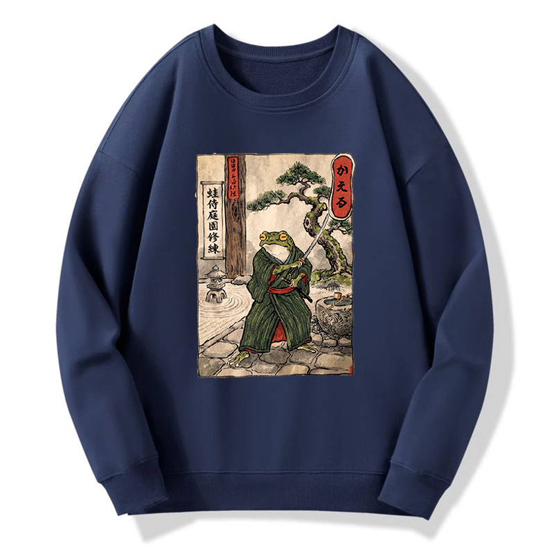 Tokyo-Tiger Samurai Frog Training Classic Sweatshirt