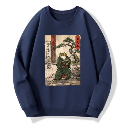 Tokyo-Tiger Samurai Frog Training Classic Sweatshirt