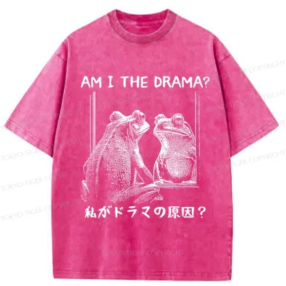 Tokyo-Tiger Am I The Drama Washed T-Shirt