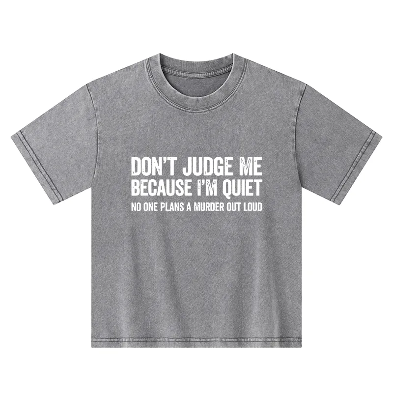 Tokyo-Tiger Sarcastic Funny Quote Kids Washed T-Shirt