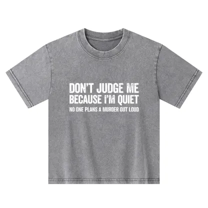 Tokyo-Tiger Sarcastic Funny Quote Kids Washed T-Shirt