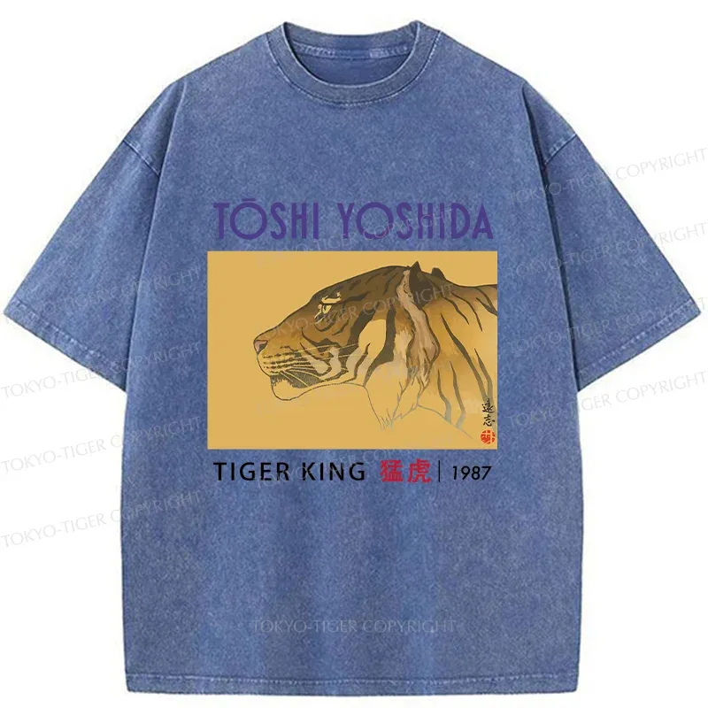 Tokyo-Tiger Vintage Japanese Tiger Washed T-Shirt