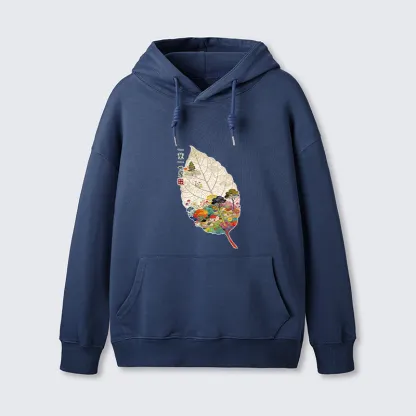 Tokyo-Tiger One Leaf Holds A Tiny Colorful World Classic Hoodie