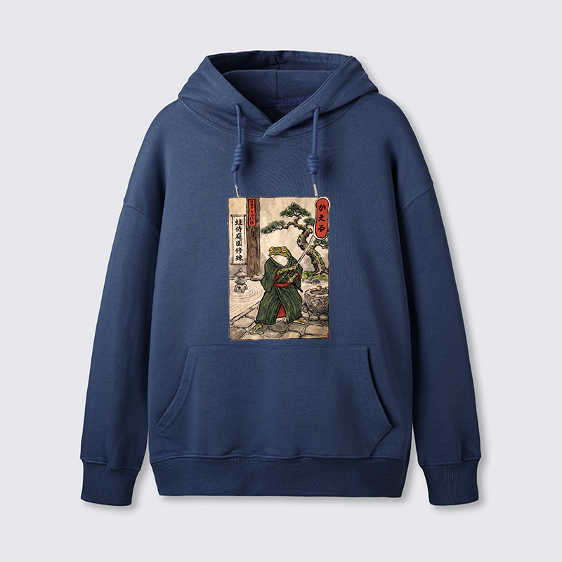 Tokyo-Tiger Samurai Frog Training Classic Hoodie