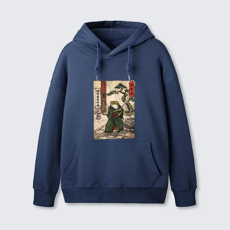 Tokyo-Tiger Samurai Frog Training Classic Hoodie