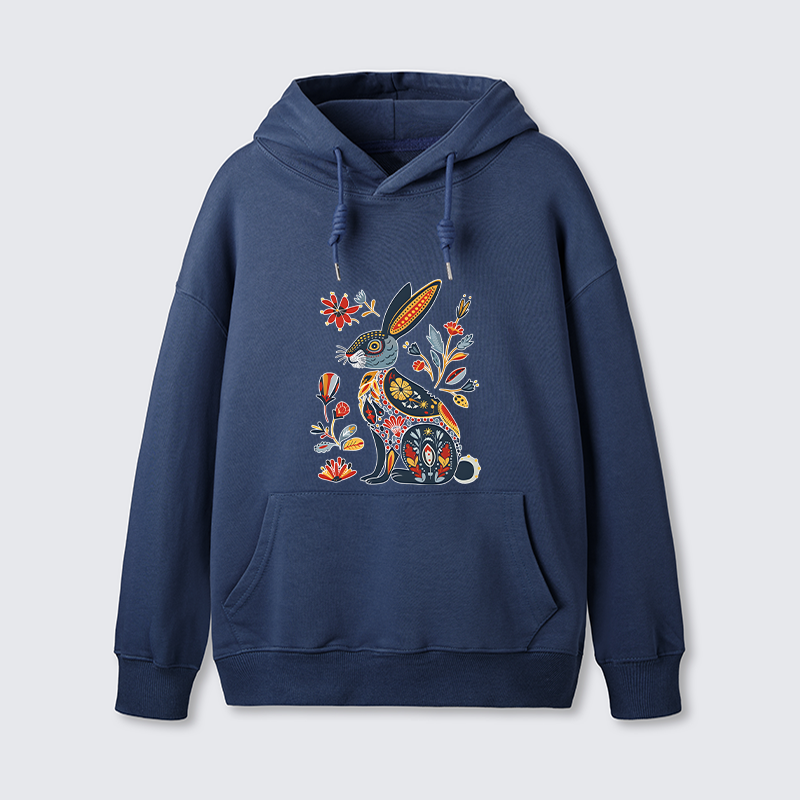 Tokyo-Tiger Folk Hare Bloom Classic Hoodie