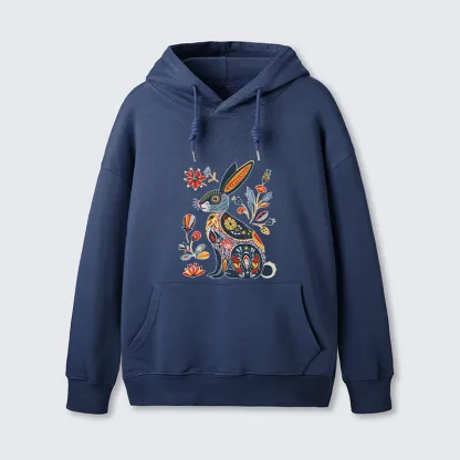 Tokyo-Tiger Folk Hare Bloom Classic Hoodie