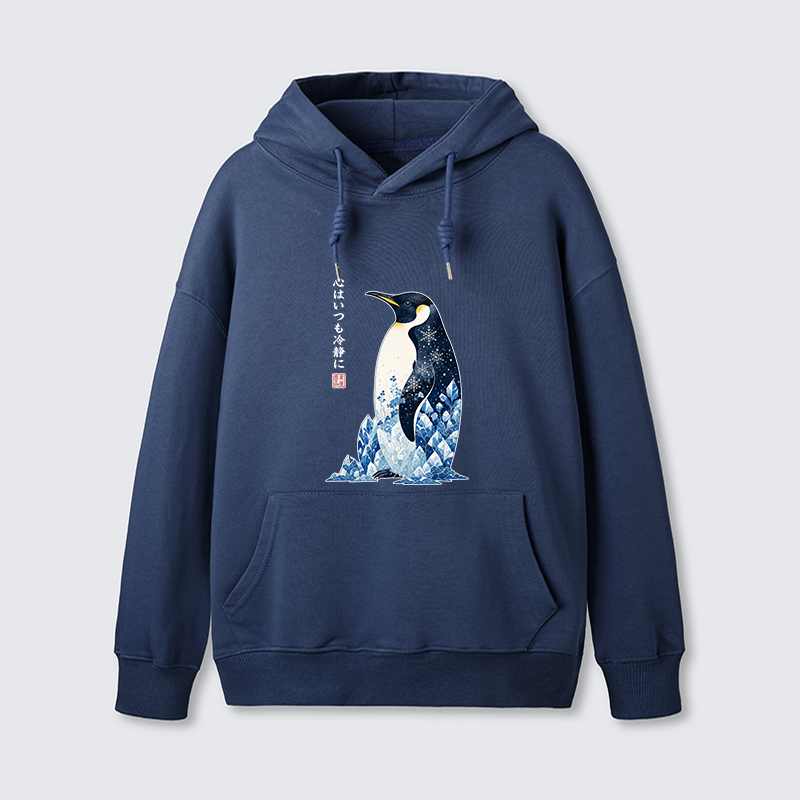 Tokyo-Tiger Keep Calm Penguin Classic Hoodie