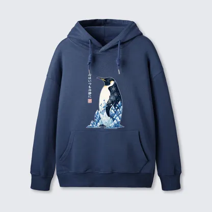 Tokyo-Tiger Keep Calm Penguin Classic Hoodie