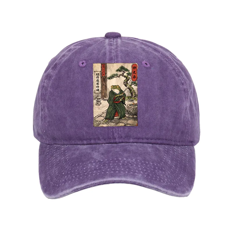 Tokyo-Tiger Samurai Frog Training Washed Cap