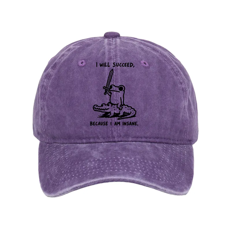 Tokyo-Tiger Warrior Frog Funny Meme Washed Cap