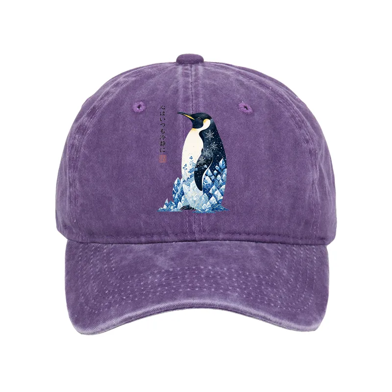 Tokyo-Tiger Keep Calm Penguin Washed Cap