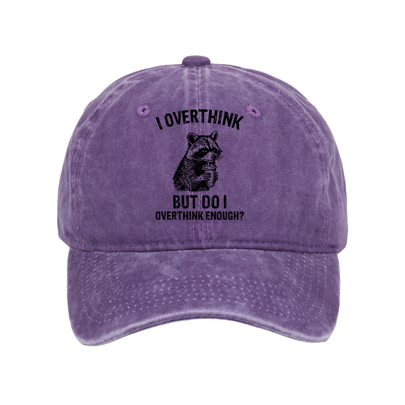 Tokyo-Tiger Constant Overthinking Washed Cap