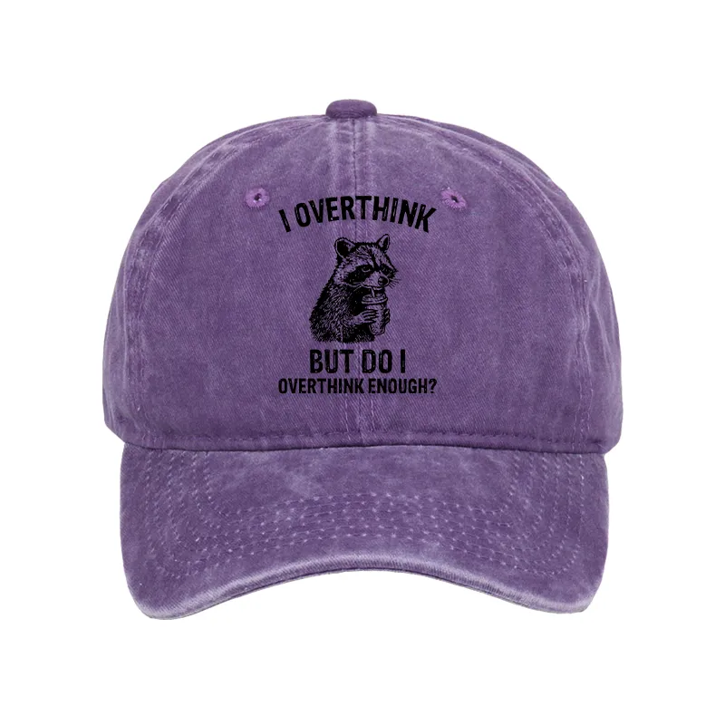 Tokyo-Tiger Constant Overthinking Washed Cap