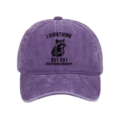 Tokyo-Tiger Constant Overthinking Washed Cap