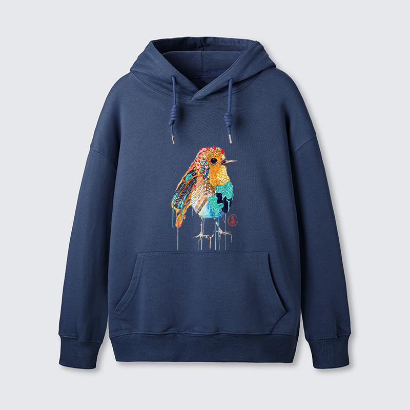 Tokyo-Tiger Sparkly Wild Bird Classic Hoodie