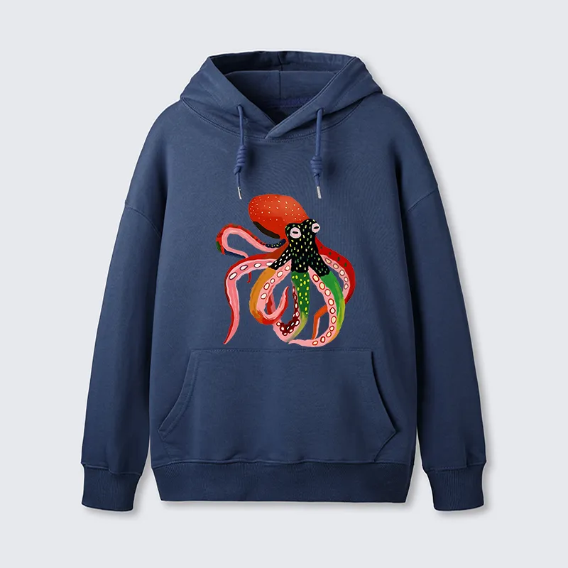 Tokyo-Tiger Colorful Octopus Art Classic Hoodie