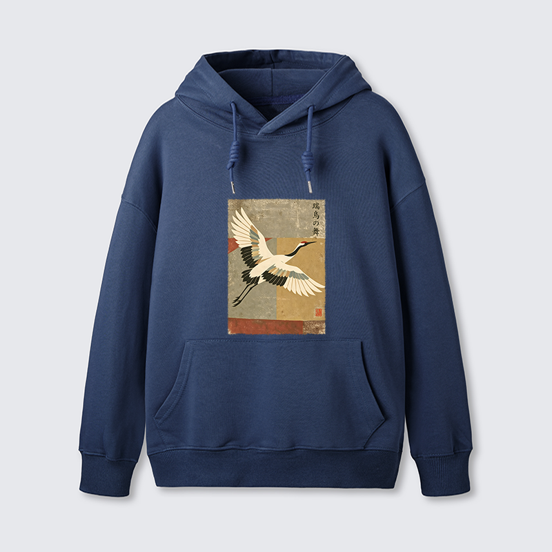 Tokyo-Tiger Crane Spirit Classic Hoodie