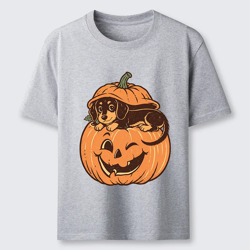 Tokyo-Tiger Retro Pumpkin Dog Classic T-Shirt