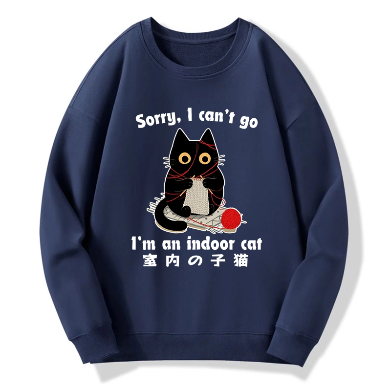 Tokyo-Tiger Indoor Cat Meme Classic Sweatshirt