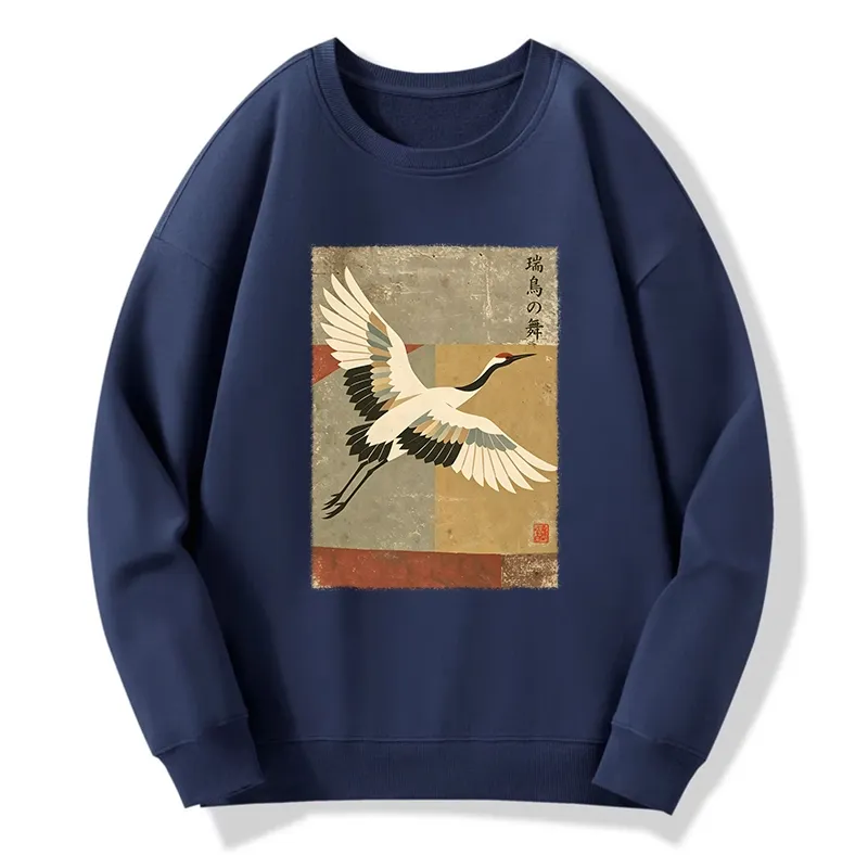 Tokyo-Tiger Crane Spirit Classic Sweatshirt