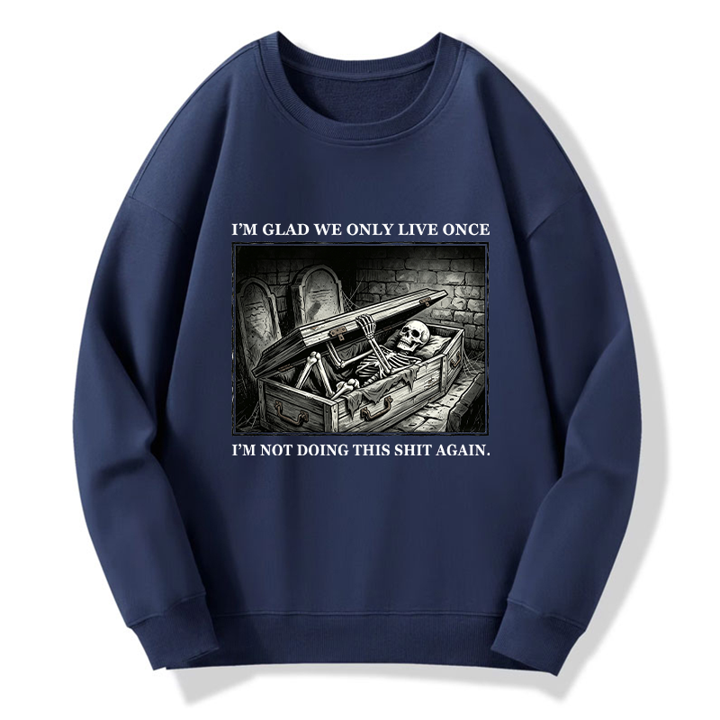 Tokyo-Tiger Funny Coffin Skull Meme Classic Sweatshirt