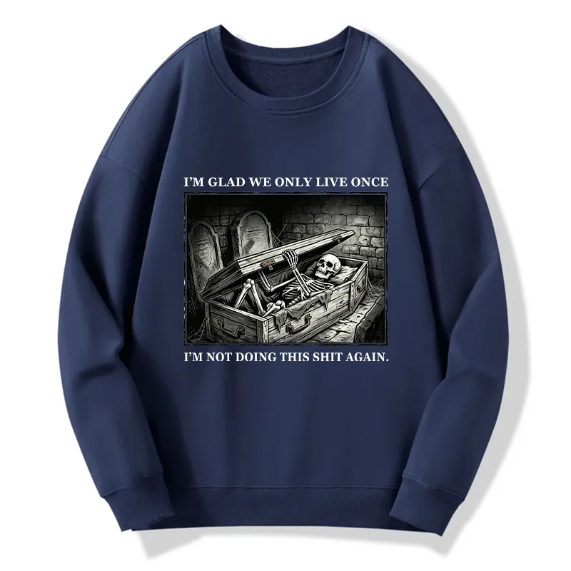 Tokyo-Tiger Funny Coffin Skull Meme Classic Sweatshirt