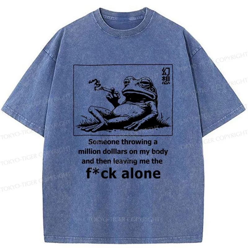 Tokyo-Tiger Frog Is Fantasizing Washed T-Shirt