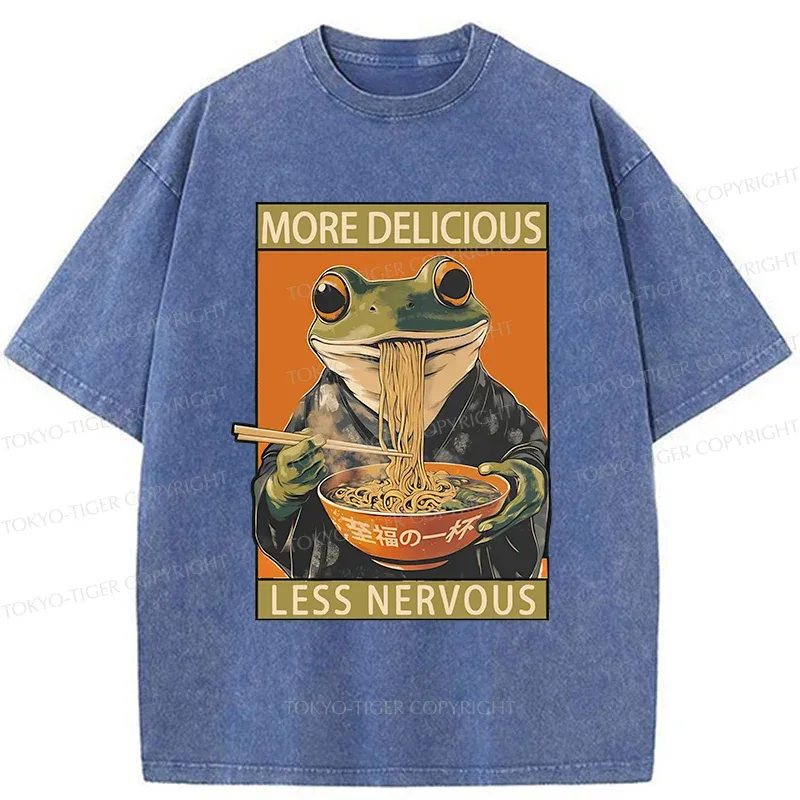 Tokyo-Tiger More Delicious Less Nervous Washed T-Shirt