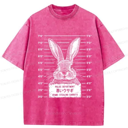 Tokyo-Tiger The Arrested Rabbit Washed T-Shirt