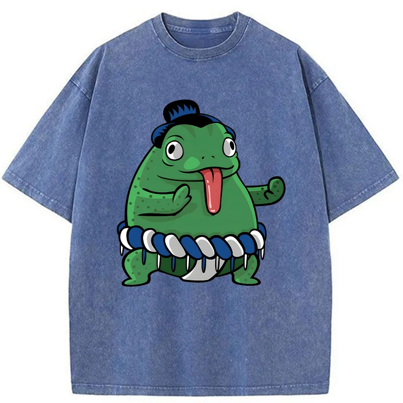 Tokyo-Tiger Sumo Frog Washed T-Shirt