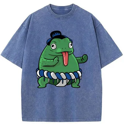 Tokyo-Tiger Sumo Frog Washed T-Shirt