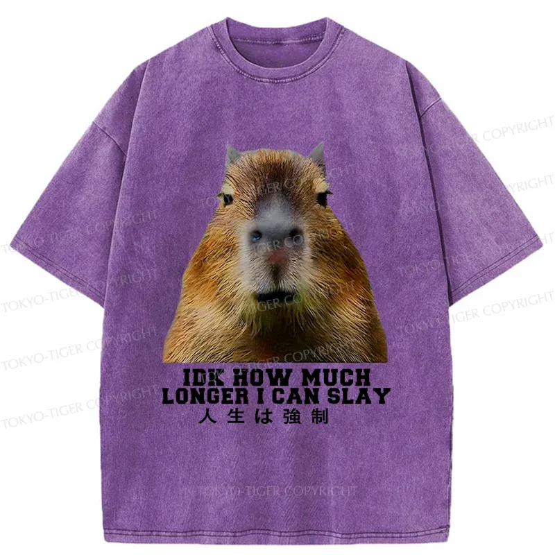 Tokyo-Tiger Heartbeat Rhythm Washed T-Shirt Sale