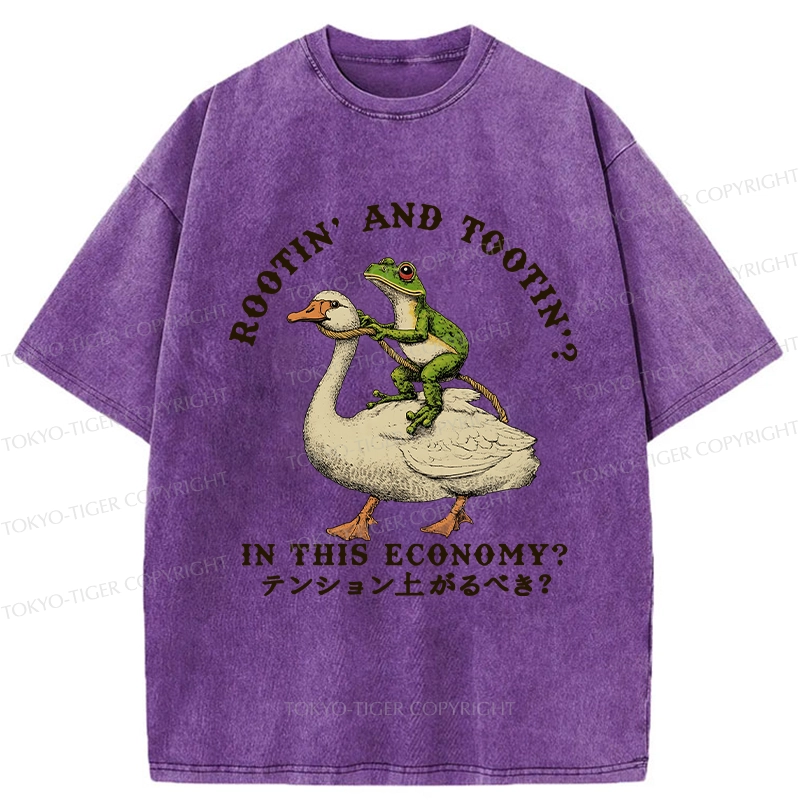 Tokyo-Tiger Should I Be Excited Washed T-Shirt