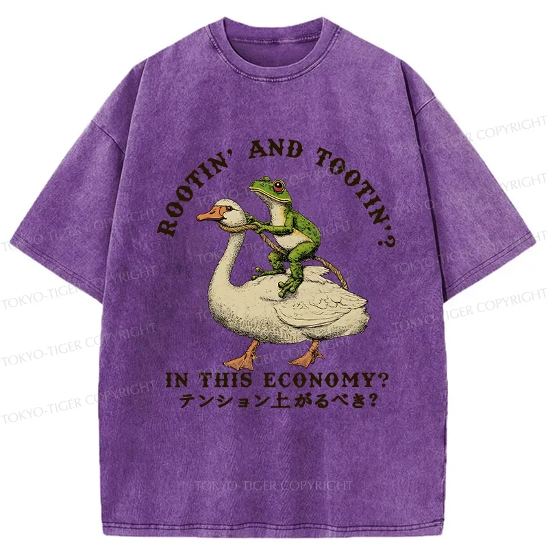 Tokyo-Tiger Should I Be Excited Washed T-Shirt