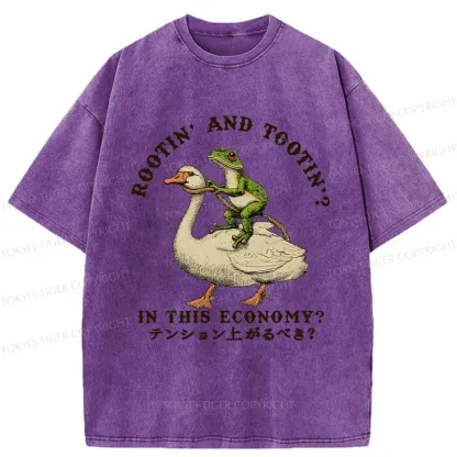 Tokyo-Tiger Should I Be Excited Washed T-Shirt