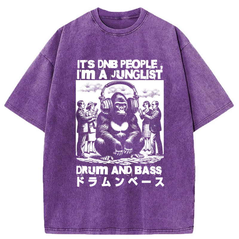 Tokyo-Tiger This Is DNB People Washed T-Shirt