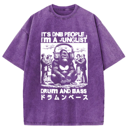 Tokyo-Tiger This Is DNB People Washed T-Shirt