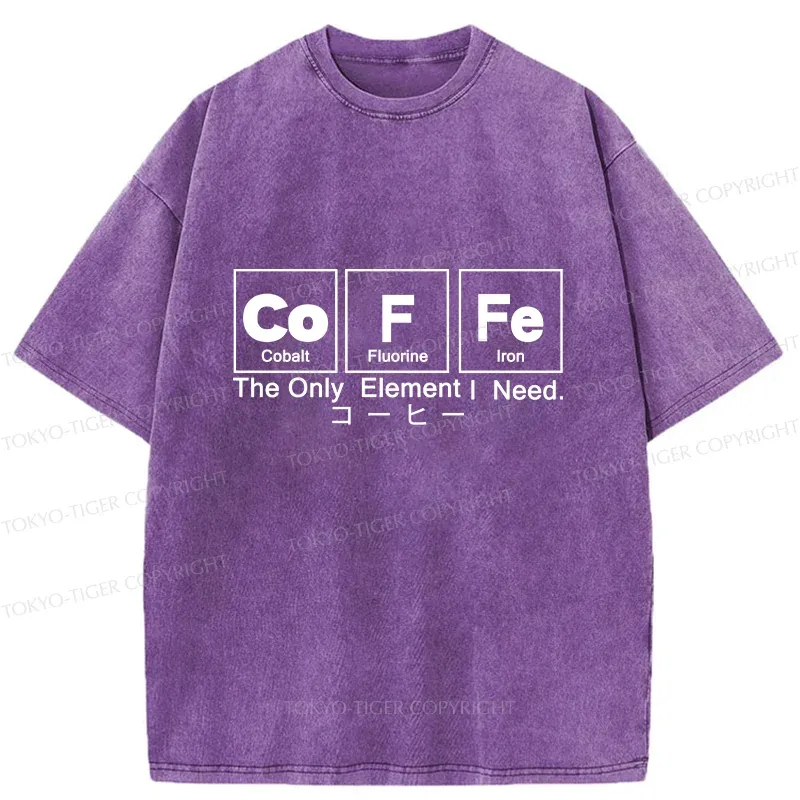 Tokyo-Tiger Water Of Life Funny Washed T-Shirt