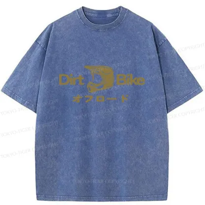Tokyo-Tiger Dirt Bike Japan Washed T-Shirt