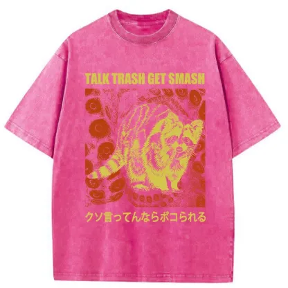 Tokyo-Tiger Poor Raccoon Washed T-Shirt