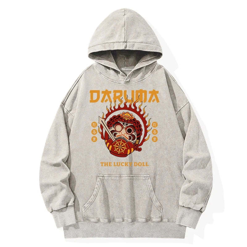 Tokyo-Tiger The Lucky Doll Washed Hoodie Sale