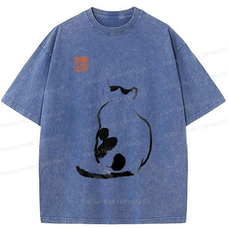 Tokyo-Tiger Cat's Back Japan Washed T-Shirt