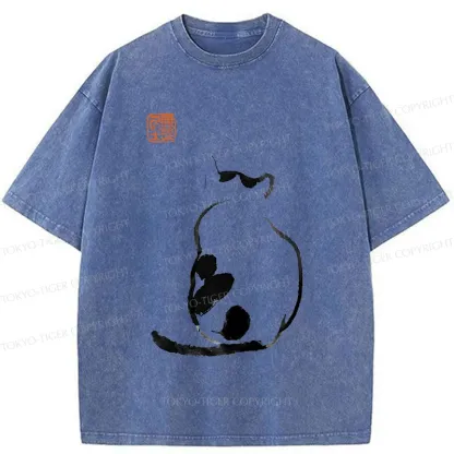 Tokyo-Tiger Cat's Back Japan Washed T-Shirt