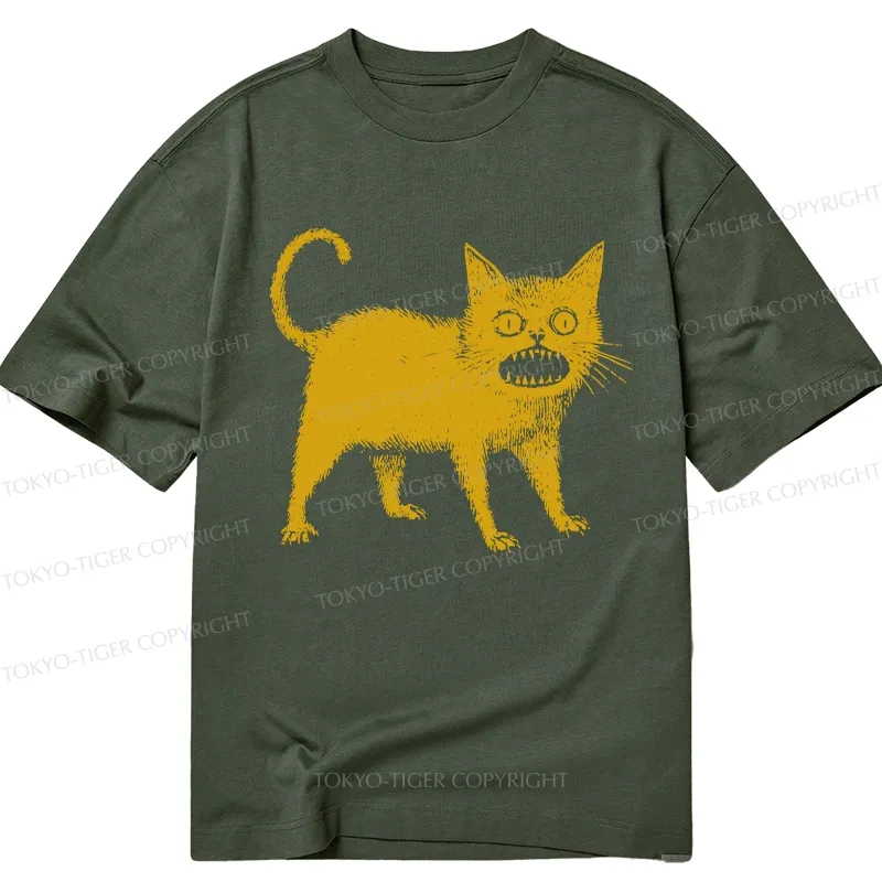 Tokyo-Tiger Horrible Japanese Cat Classic T-Shirt