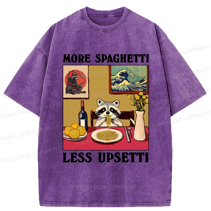 Tokyo-Tiger More Spaghetti Less Upsetti Japanese Washed T-Shirt