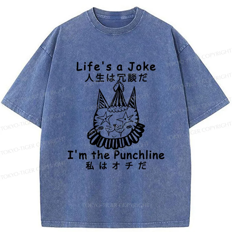 Tokyo-Tiger I'm The Punchline Washed T-Shirt
