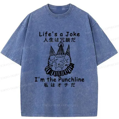 Tokyo-Tiger I'm The Punchline Washed T-Shirt